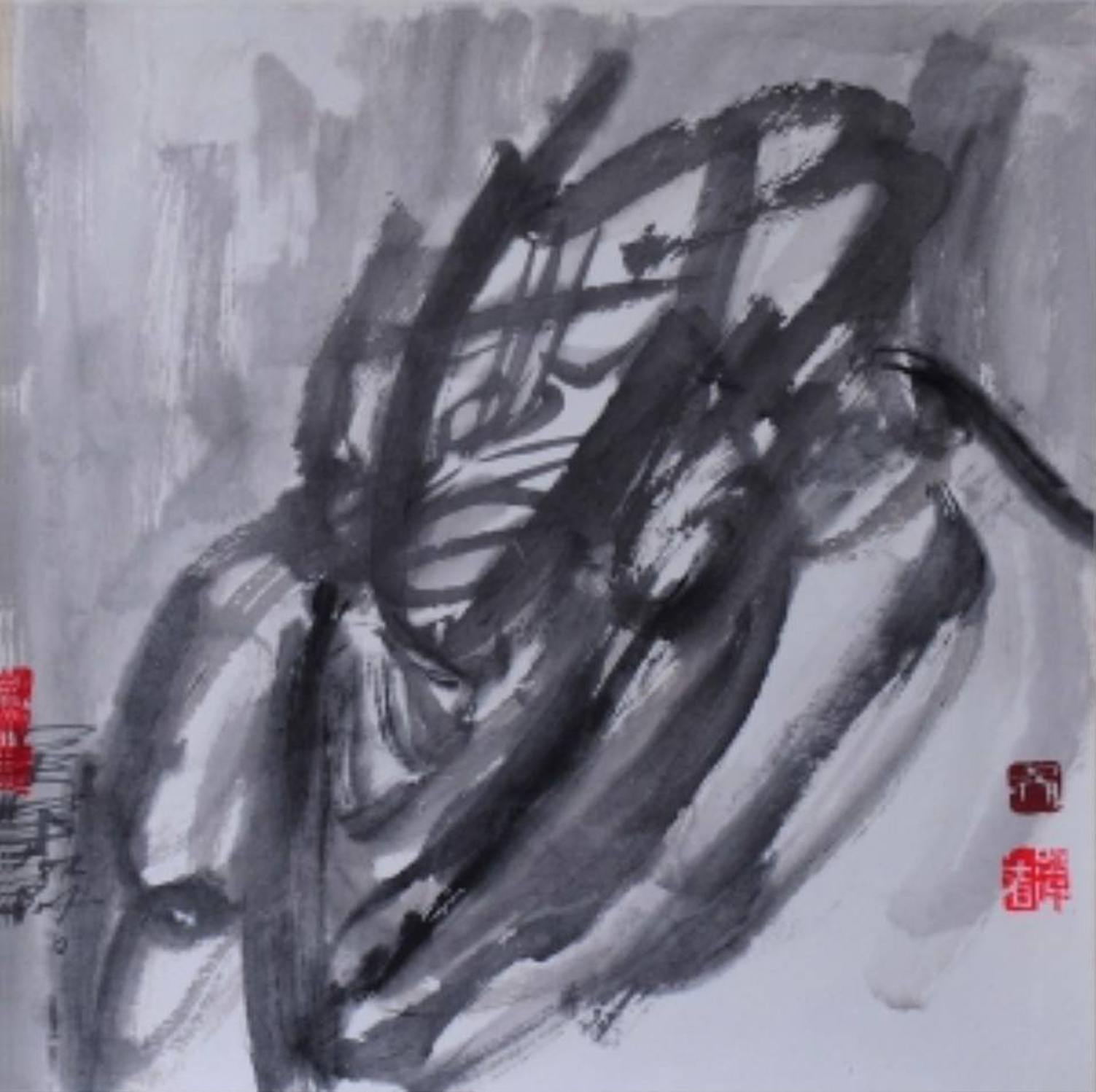 Chinese Ink Zen Painting